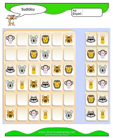 Sudoku Çocuk Bulmacaları